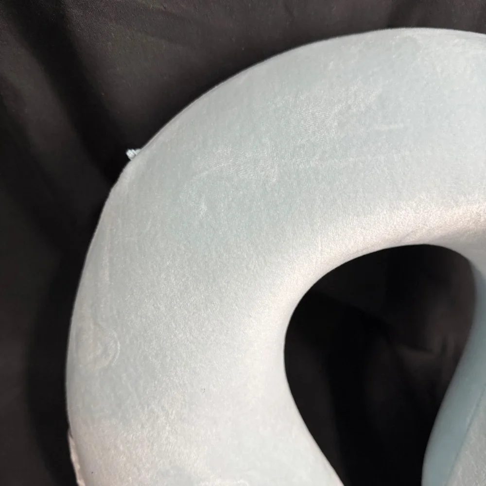 Memory Foam Travel Neck Pillow - Open Story™ - Muddy Aqua